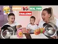 Download Lagu DRINKEN VS REAL FOOD CHALLENGE! | LAKAP JUNIOR