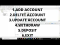Banking project in java using files banking transactions using file handling in java Java projects