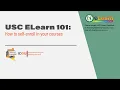 How to self-enroll in your courses