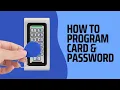 S601 STAND-ALONE ACCESS CONTROL RFID MIFRE CARD-SUPPORTED DEVICE WITH PASSWORD AND CARD SYSTEM