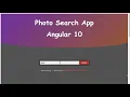 Photo search app using Pexels API Mini project Angular 10 SOURCE CODE 2021