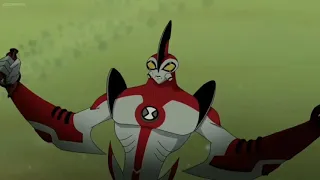 بن 10 معركة واي بيج الاسطورية و رميه بفيلغاكس في الفضاء كليب عربي مدبلج 