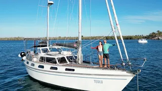 BOAT TOUR of our £38000, 40ft LIVEABOARD SAILING BOAT (3 Years Later) // Teulu Tribe