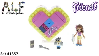 Lego Friends 41357 Olivia´s Heart Box - Lego 41357 Speed Build