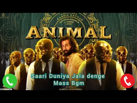 Download MP3 Animal Movie song mass BGM Ringtone  Download Mp3 #viral #animal #ringtone