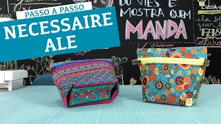 Necessaire Ale - Como costurar necessaire básica