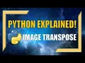 Python How to Transpose an Image