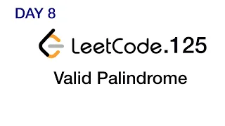 Valid Palindrome - Leetcode 125