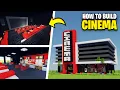 How To Build A CINEMA In Minecraft!