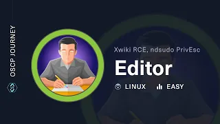 HackTheBox - Editor Walkthrough xwiki ndsudo