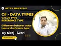 Data Type in C Difference between Value type and reference type Ep 12 - Hindi