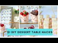 1 GENIUS Dessert Table Hacks Dollar Tree DIY