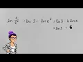 Expanding Logarithmic Expressions