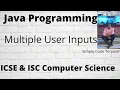 Java Program To Take Multiple Input From User On Single Line With Spaces In Between