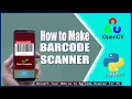Make Barcode Scanner using Python Barcode QR Code Scanning Tutorial OpenCV AI Tutorials
