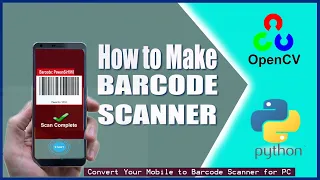 Make Barcode Scanner using Python Barcode QR Code Scanning Tutorial OpenCV AI Tutorials