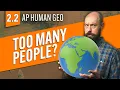 CONSEQUENCES of Population Distribution AP Human Geography Review Unit 2 Topic 2