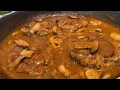 Sunday Dinner Hamburger Steaks made with Turkey Salisbury Steak