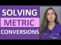 Metric Conversions Made Easy How Solve in Metric Conversions w Dimensional Analysis Vid 1