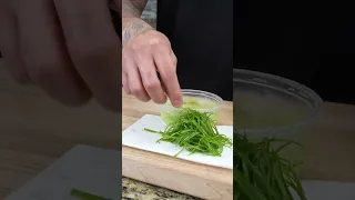HOW TO MAKE GREEN SCALLION CURLS