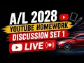 2028 Youtube Homework Discussion Set 1 Linear Motion