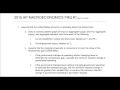 AP Macroeconomics Unit 3 FRQ Review