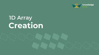 Single Dimensional Array Creation with new Operator Java BlueJ ICSE Computer Applications