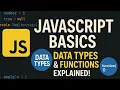 Day 18 JavaScript series JavaScript Data Types Functions Explained with Examples