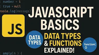 Day 18 JavaScript series JavaScript Data Types Functions Explained with Examples