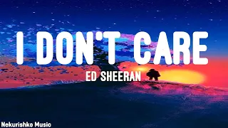 Download Ed Sheeran \u0026 Justin Bieber - I Don't Care (Lyrics) MP3