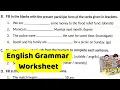 English Grammar worksheets Grammar practice Worksheets with pdf