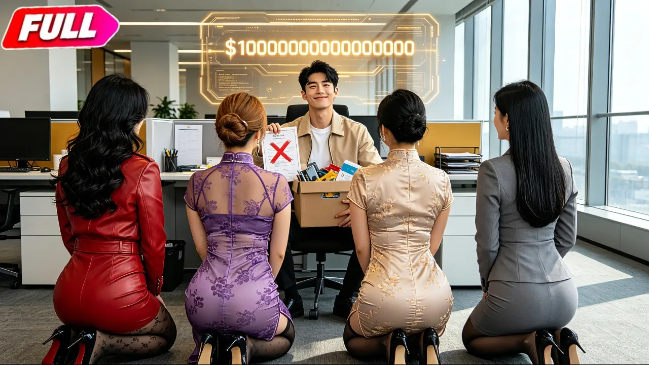 Pria dapat sistem bantuan: dipecat dapat $1 triliun! Semua wanita cantik di kantor cinta padanya! poster