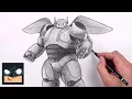 How To Draw Baymax Sketch Art Lesson Step by Step