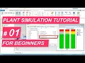 Tecnomatix Plant Simulation Tutorial 1 - How to create a simple model