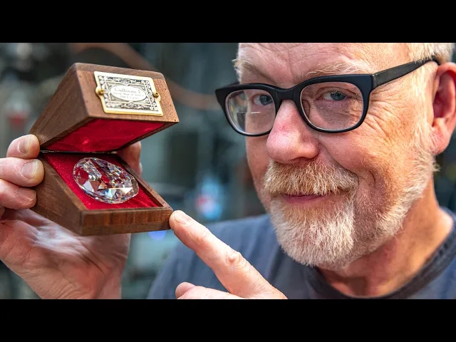 Video: Adam Savage Builds a Replica Diamond Collection!