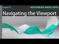 Maya 2018 - Navigating the Viewport