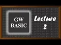 How to Learn GW Basic Lecture 2