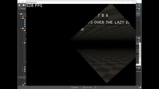 3D Java Game Engine Part 5 Quick Update - Text Rendering and Polygon Masking
