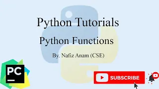 How to use function in python Python Tutorial Nafiz Anam