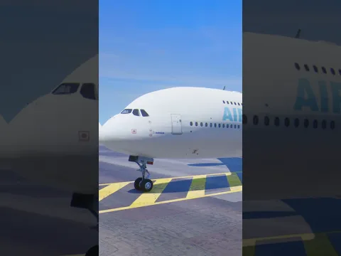 KECELAKAAN PESAWAT TERBESAR DI GTA 5 #shorts
