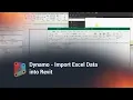 Dynamo - Import Excel Data into Revit