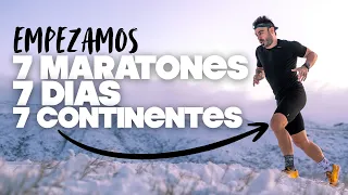EMPEZAMOS 7 MARATONES EN 7 DÍAS EN 7 CONTINENTES | Valentí Sanjuan