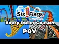 Every Roller Coaster at Six Flags Great America Front Row POVs