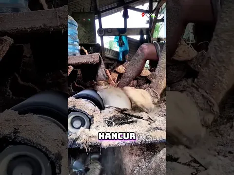 Cara Mengambil Pati Sagu yang Bikin Ngilu