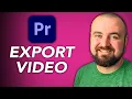 How To Export And Save As MP4 In Premiere Pro 2025