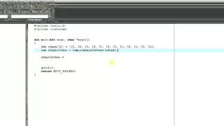 27 C Programming Tutorial Passing Arrays to Functions Part 2