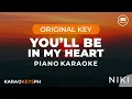 You'll Be In My Heart - NIKI (Piano Karaoke)