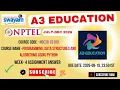 NPTEL Programming Data Structures and Algorithms Using Python Week 4 Assignment Answers noc26-cs109
