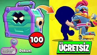 100 YENİ TABUT KUTUSU AÇILIMI! Vince! Brawloween Loony! Brawl Stars