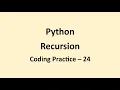Coding Practice 24 Recursion Python NxtWave CCBP